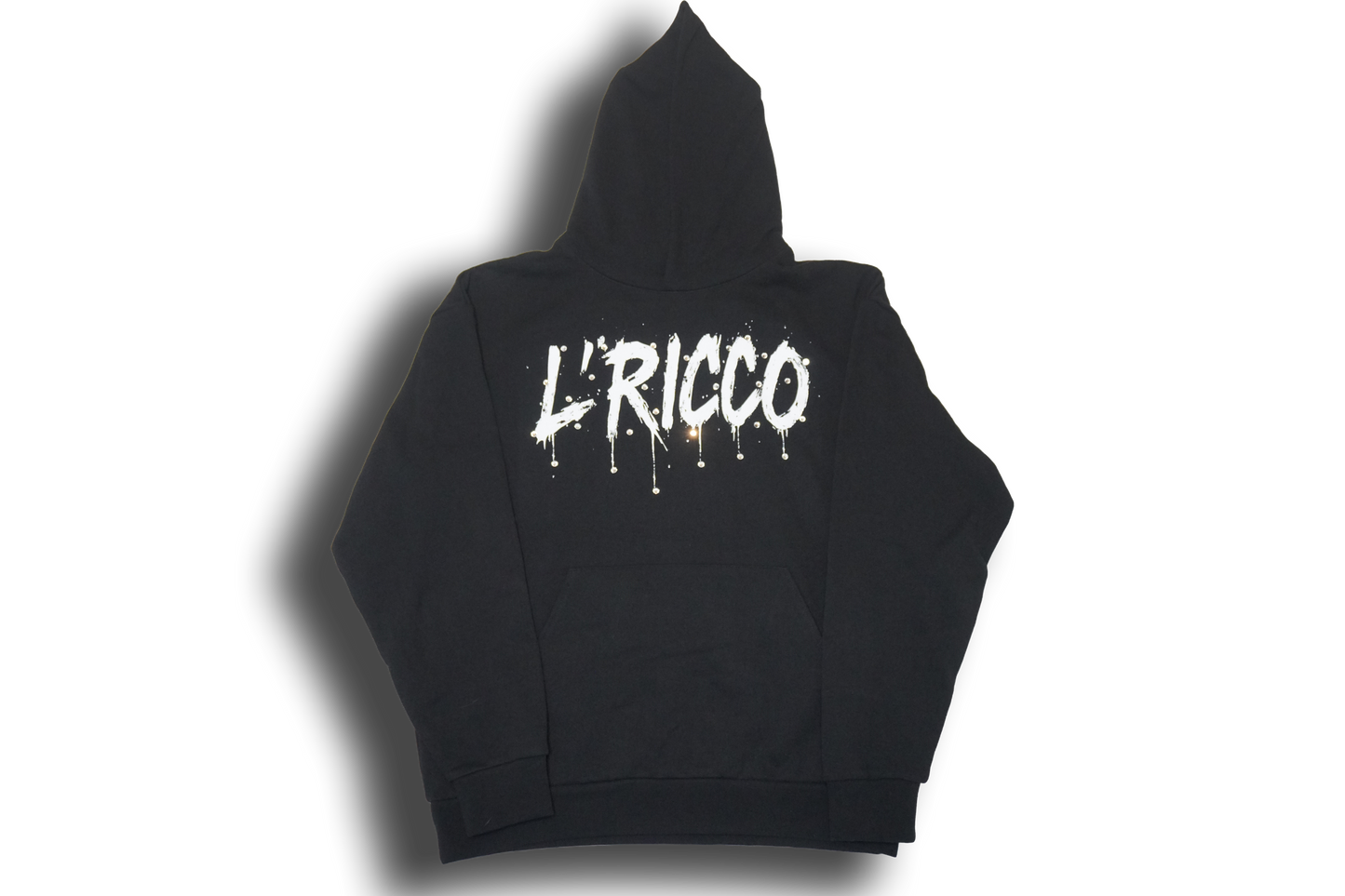 Rhinestone drip hoodie