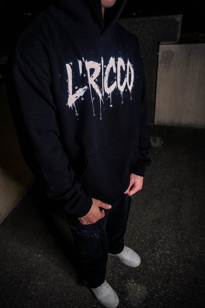 Rhinestone drip hoodie