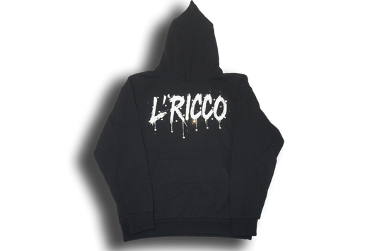 Rhinestone drip hoodie